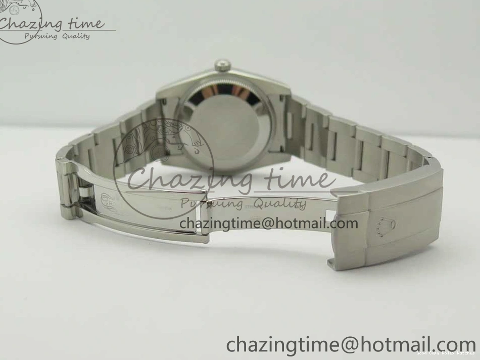 Best AAA Replica Sites Oyster 1:1 Sustainable Bracelet A Best 114200 Edition Dial 34mm UBF Green Perpetual SS 3297 on 0117